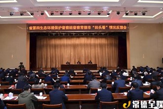 省第四生态环境保护督察组向我市反馈督察“回头看”情况