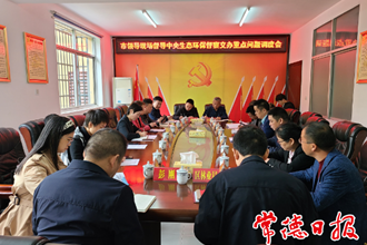 市领导督导生态环境问题整改时强调：让绿色成为常德高质量发展的底色