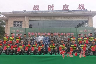 我市举行民兵应急营出队欢送仪式