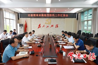 市领导赴桃源县 督导检查防汛工作