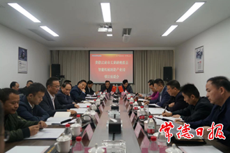 市领导调研桃源县智能机械制造产业园项目