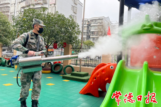 【社会】护航开学！我市一户外机构为学校义务消杀