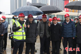 国铁集团副总经理王同军来常检查常益长高铁建设情况 抓紧推进工程建设 加快实现常益长高铁开通