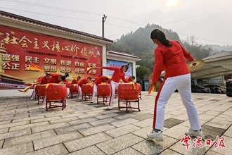 【新春走基层】锣鼓声声迎新春