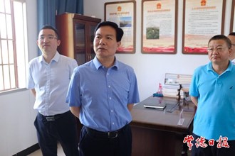 市领导到汤家岗村开展人大代表进站履职活动