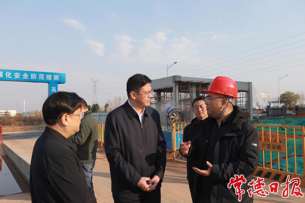 市委书记罗毅君在华杏堂项目现场调研