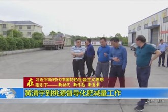 黄清宇到桃源督导化肥减量工作