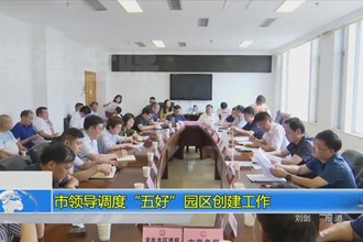 市领导调度“五好”园区创建工作