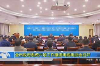 澳门金沙博彩娱乐平台政府系统六项工作推进电视电话会召开