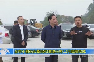 澳门金沙博彩娱乐平台小散码头整治和清退任务12月底前完成