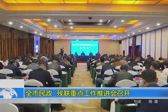 澳门金沙博彩娱乐平台民政 残联重点工作推进会