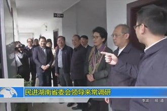 民进湖南省委会领导来常调研