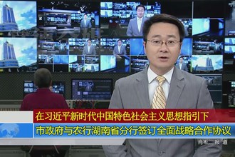 澳门金沙博彩娱乐平台政府与农行湖南省分行签订全面战略合作协议