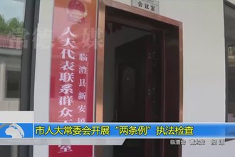 市人大常委会开展“两条例”执法检查
