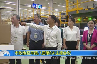 市政协召开第八届第8次主席会议