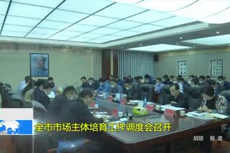 澳门金沙博彩娱乐平台市场主体培育工作调度会召开