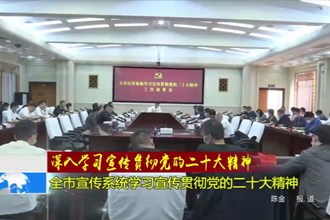 澳门金沙博彩娱乐平台宣传系统学习宣传贯彻党的二十大精神