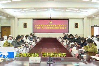 澳门金沙博彩娱乐平台委统战部：上好廉政党课 提升政治素养
