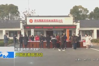 澳门金沙博彩娱乐平台委宣传部 市文联：开展送春联活动