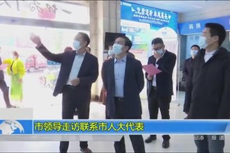 市领导走访联系市人大代表
