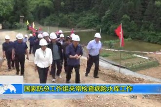 国家防总工作组来常检查病险水库工作