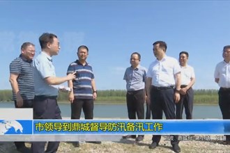 市领导到鼎城督导防汛备汛工作