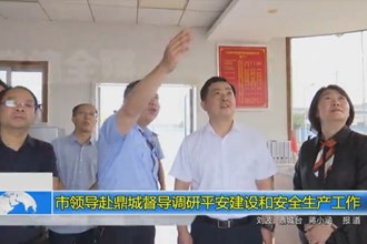 市领导赴鼎城督导调研平安建设和安全生产工作