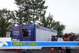 鼎城：“招聘夜市”促就业