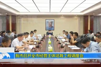 澳门金沙博彩娱乐平台召开全市经营主体培育工程调度会