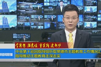 中央第十巡回指导组听取澳门金沙博彩娱乐平台主题教育工作情况汇报 指导推动主题教育走深走实