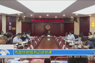 市政协党组书记讲党课