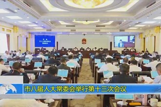 市八届人大常委会举行第十三次会议