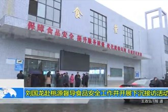刘国龙赴桃源督导食品安全工作并开展下沉接访活动