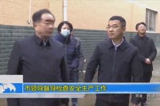 市领导督导检查安全生产工作
