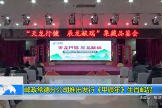 邮政常德分公司推出发行《甲辰年》生肖邮品