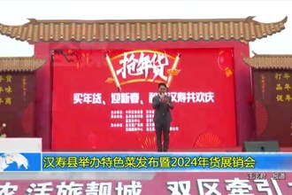 汉寿县举办特色菜发布暨2024年货展销会