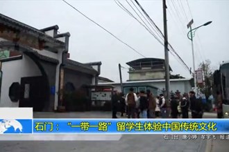 石门：“一带一路”留学生体验中国传统文化