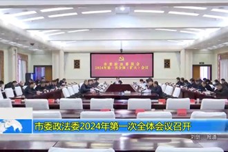 市委政法委2024年第一次全体会议召开
