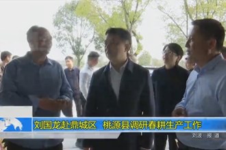 刘国龙赴鼎城区、桃源县调研春耕生产工作