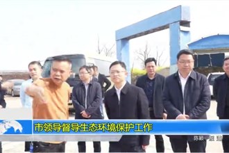 市领导督导生态环境保护工作