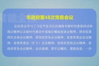 周振宇主持召开市政府第48次常务会议
