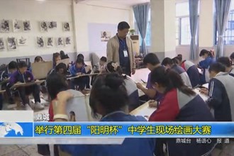鼎城：举行第四届“阳明杯”中学生现场绘画大赛