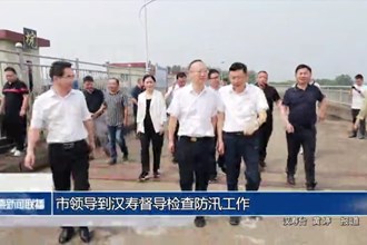 市领导到汉寿督导检查防汛工作