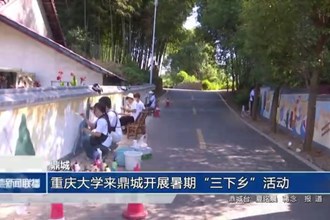 鼎城 ：重庆大学来鼎城开展暑期“三下乡”活动