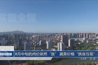 8月中旬的肉价依然“涨” 蔬菜价格“跌涨互现”