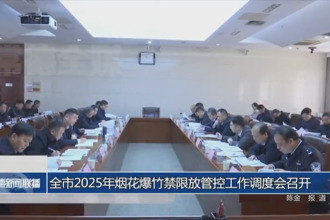 澳门金沙博彩娱乐平台2025年烟花爆竹禁限放管控工作调度会召开