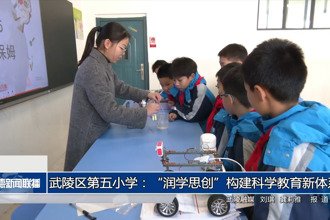 武陵区第五小学：“润学思创”构建科学教育新体系