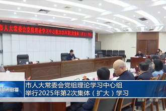 市人大常委会党组理论学习中心组举行2025年第2次集体（扩大）学习