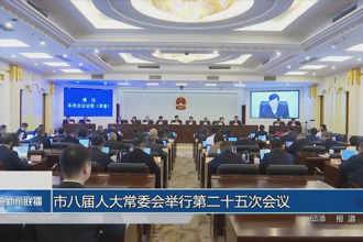 市八届人大常委会举行第二十五次会议